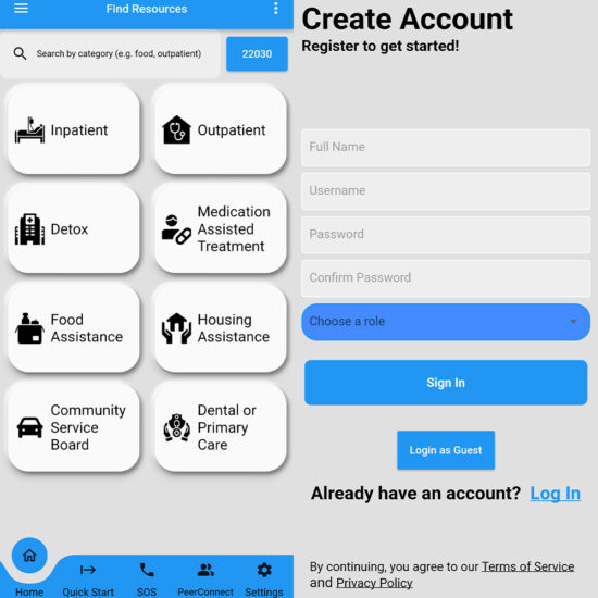 Mason researchers connect with community members to develop an app for individuals recovering from opioid use disorder