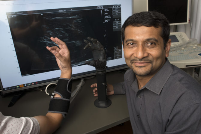 Mason Engineering researchers use ultrasound technology to improve the lives of amputees