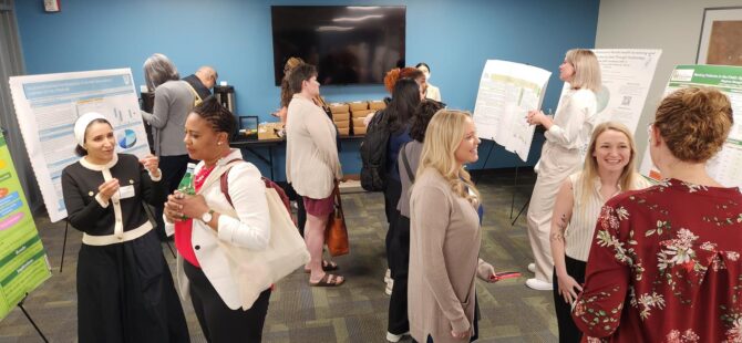 Student nurses converge for an interdisciplinary research conference organized by George Mason students