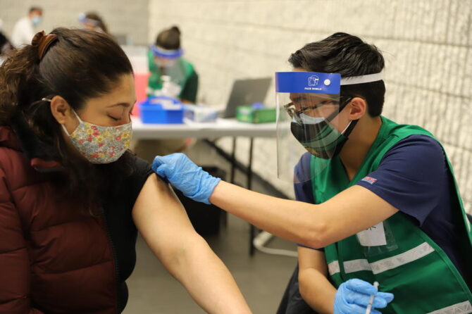 CHHS plays integral role in helping vaccinate nearly 800 community members in phase 1a and 1b